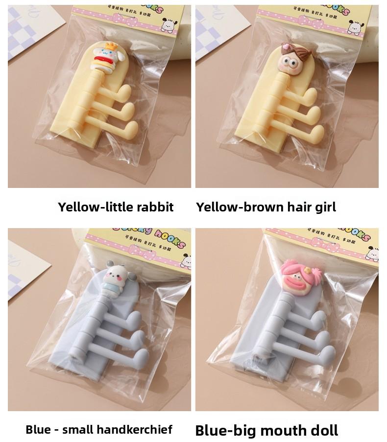 Cute Cartoon Self Adhesive Hooks, Easy Install Home Essentials