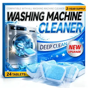 Household Washer Cleaner Tablets, 24pcs – Eliminates Buildup, Removes Hard Water Scale, Safe for All Types (HE/Top/Front) #LaundryHack #TikTokMadeMeBuyIt # mirror finish polish