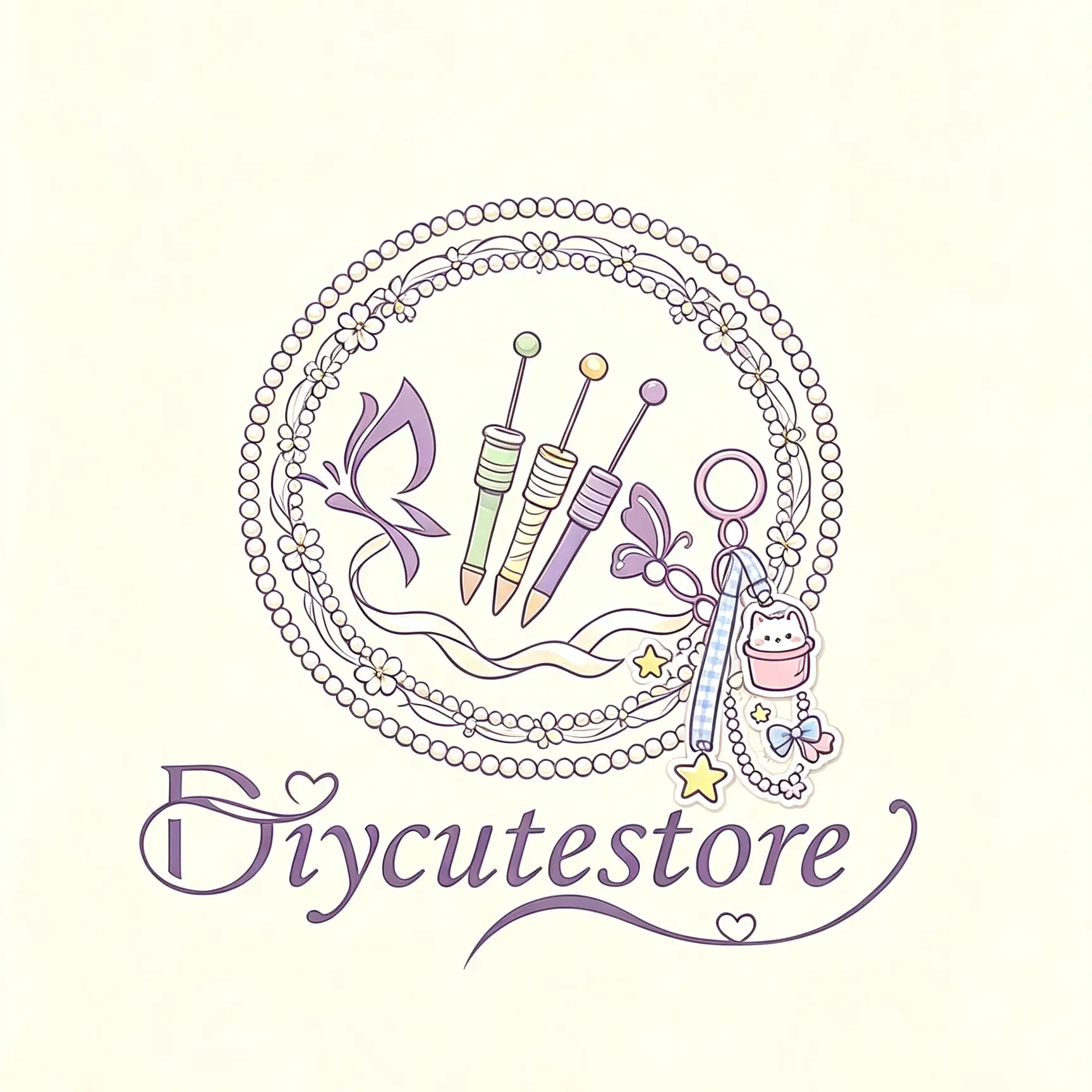 diycutestore DIY Beads Jewelry Making Kit, Mixed Bead Set for Bracelet Necklace Handmade Craft Supplies