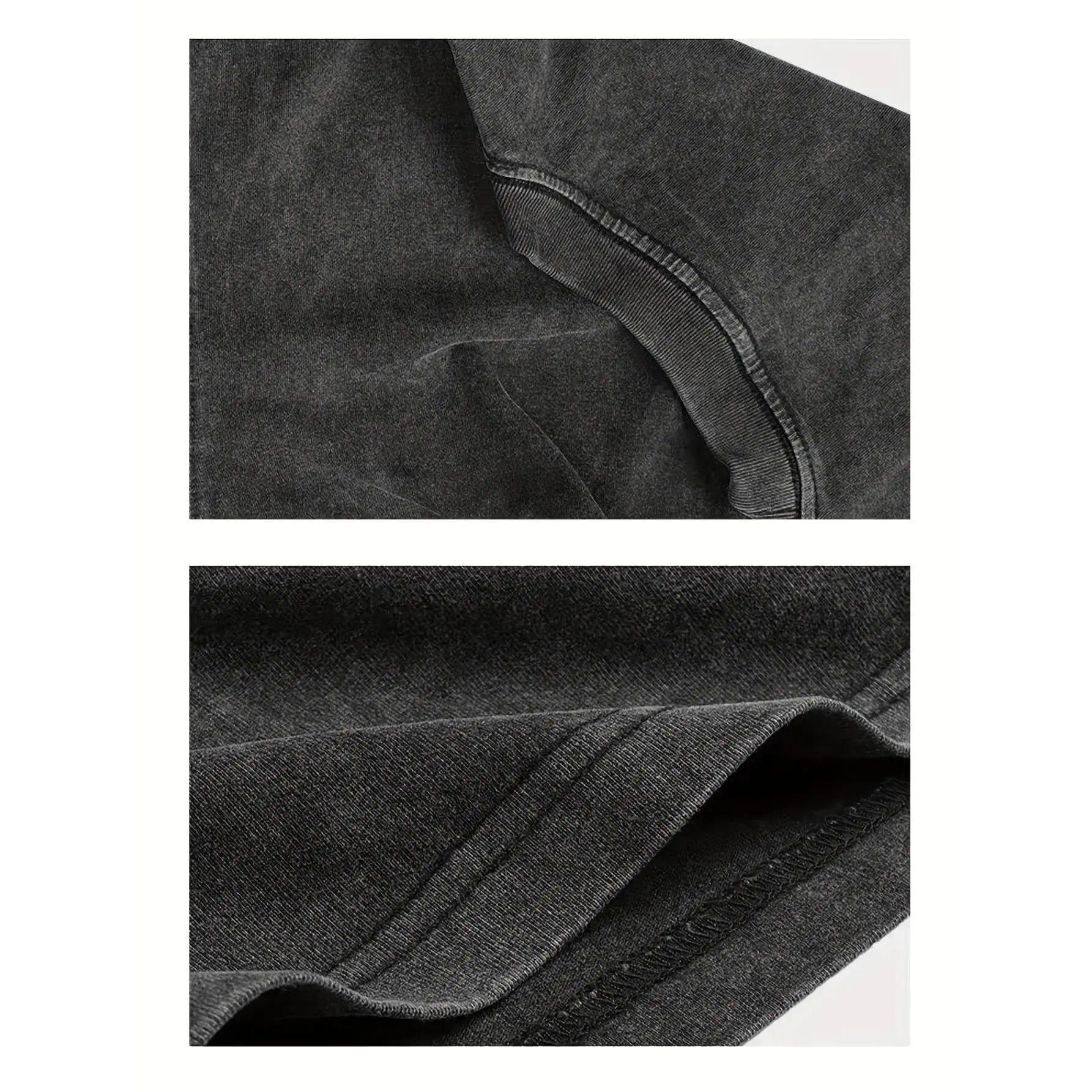 valentine shirts Tokyo Ghost Ken Kaneki Manga Printed T-shirt Vintage Washed Oversized T Shirt Pure Cotton Short Sleeve Tees Men Women Clothing