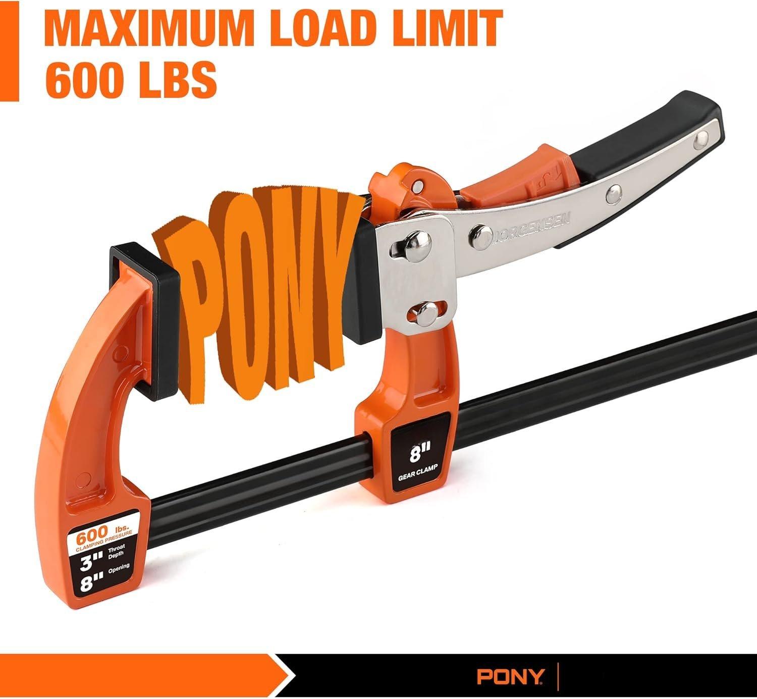 8-inch Bar Clamp Set, Bar Clamp for Woodworking, Quick Release Gear ...