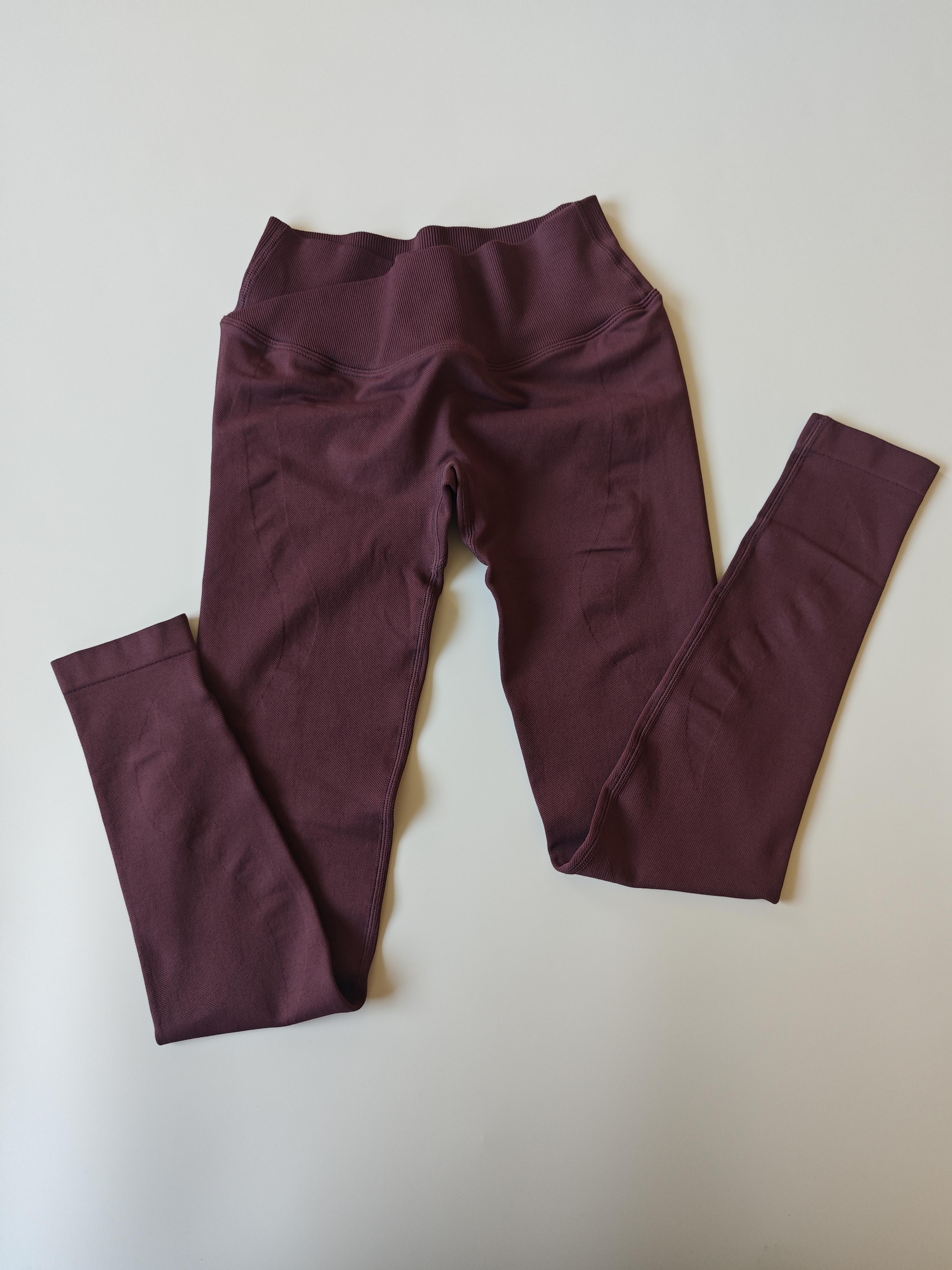 Dfyne Impact Women's Long Pants, Fitness Clothing, Women's Seamless Base Pants, Waist Cross Fitness Tight-fitting Clothes, Running and Cycling