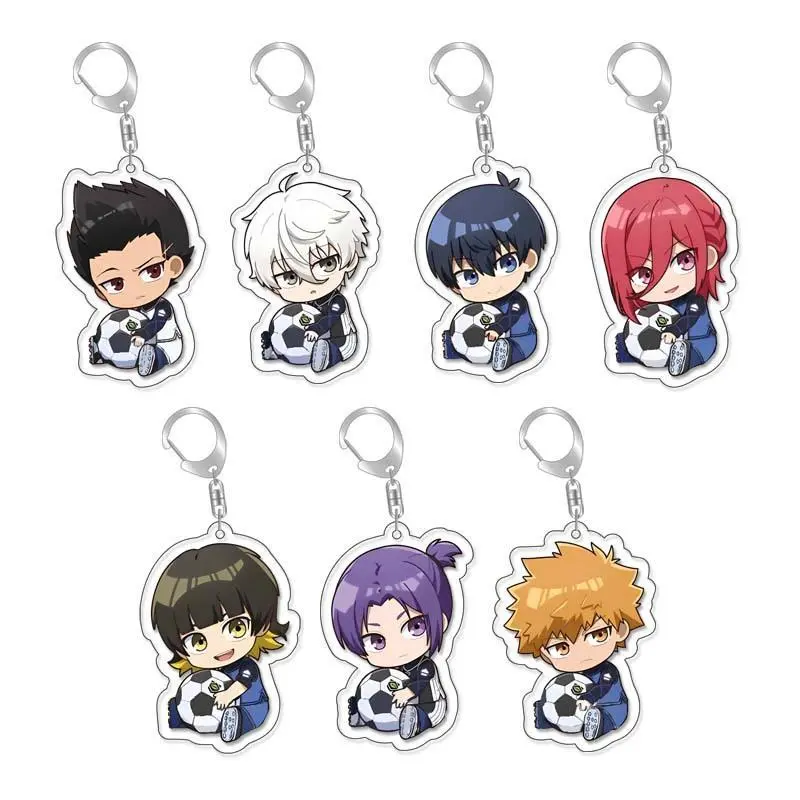 Blue Lock Acrylic Keychain Seiichi Hiori Bachira Meguru Chigiri Hyoma Kunigami Rensuke Anime Cosplay Accessories