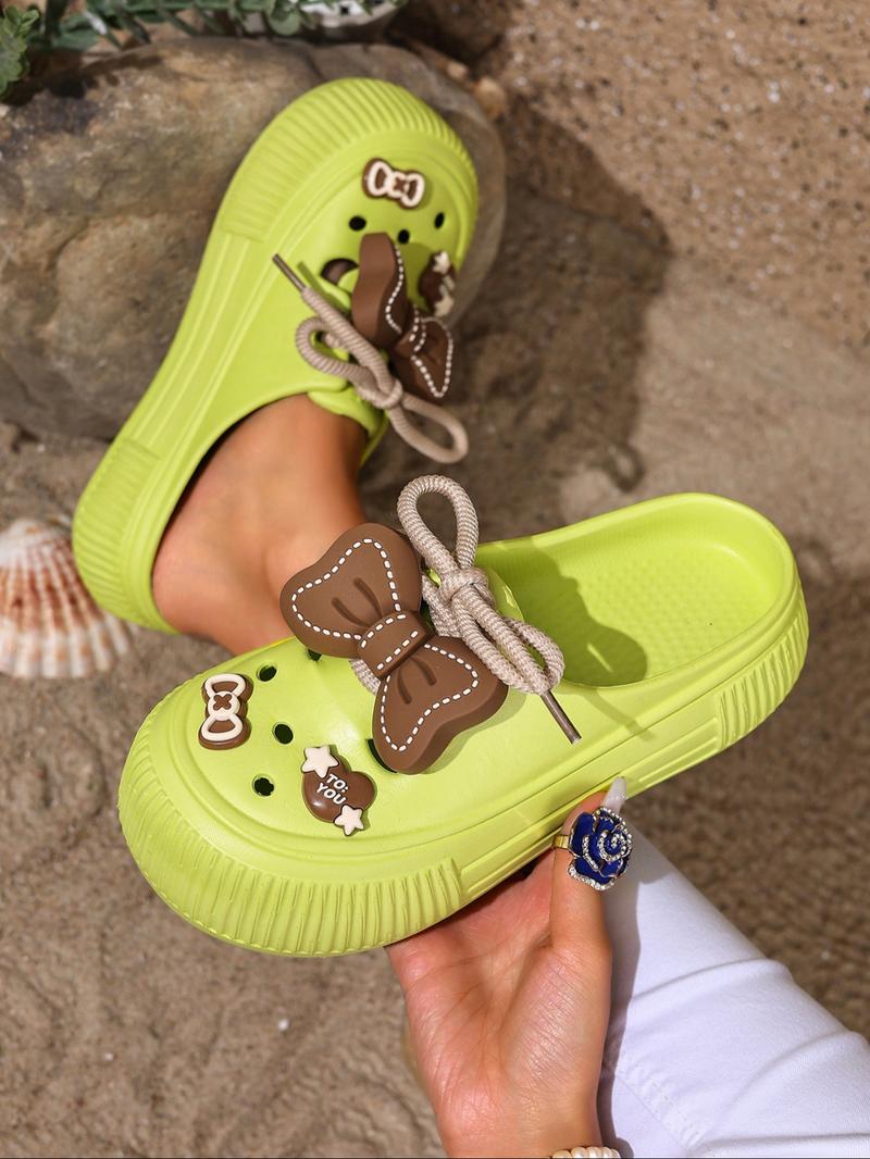 Women's Cute Cartoon Slides, Casual Soft Comfortable Home Slippers, Non-slip Slippers for Indoor & Outdoor Wear, Walking Shoes, Soft Sole Slippers