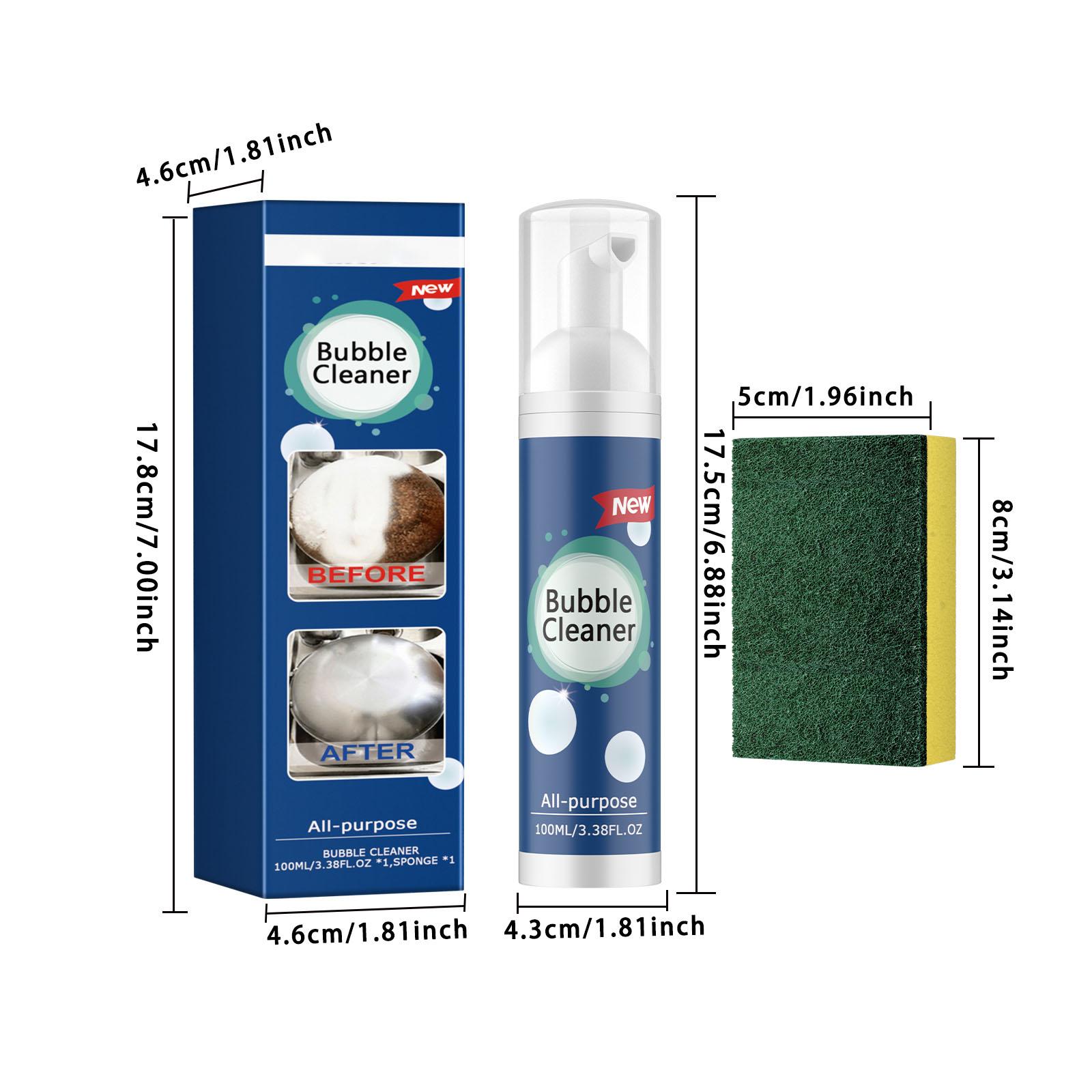 Powerful Foaming Kitchen Degreaser - Heavy Duty Grease & Oil Remover for Range Hood, Stovetop, Exhaust Fan, Walls & Cookware