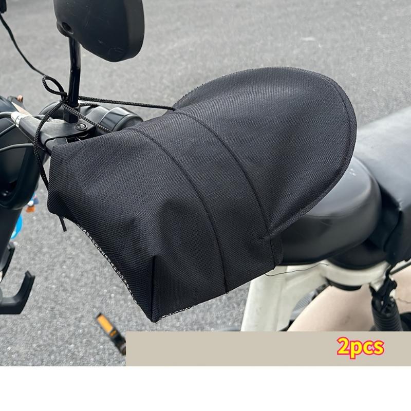 2pcs/1 Pair Motorcycle Handlebar Hand - Adjustable Wrist Strap & -Resistant Cover, Fit for Motorcycles, Scooters, Atvs (Compatible With, ) - Installation (No Wiring)
