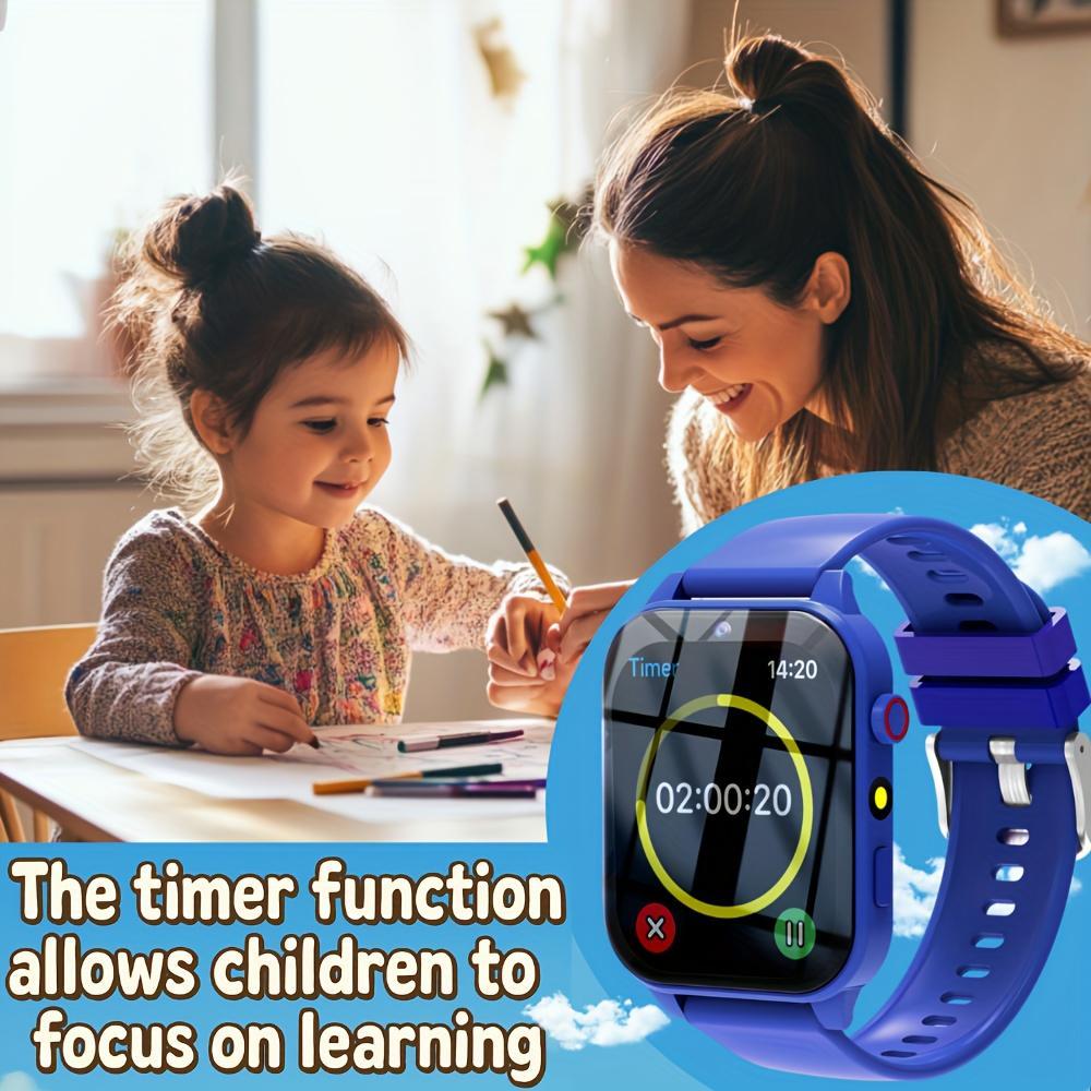 Children Activity Tracker Watch for Ages 3-14, Smartwatch with Pedometer, Sleep Monitor, Camera, LED Flashlight, Educational Games
