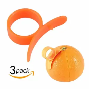 3Pcs/lot Citrus Parer Peeler Orange Lemon Lime Peeler Remover - Kitchen Tools Orange Opening Device Orange Stripper