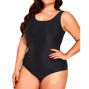 Holipick Plus Size One Piece Swimsuits Tummy Control Bathing Suits Sporty Swimwear DealsForYouDays