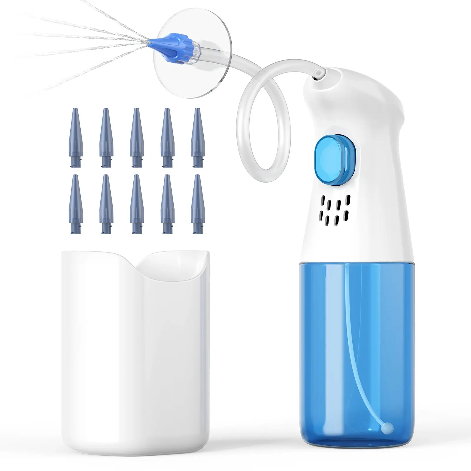 Ear Rinsing Kit, 1-Set Ear Cleaning Tool Kit, Personal Care Accessories, Earwax Removal Tool and Ear Cleaning Machine with Water Spray, Ear Irrigation System, Ear Canal Cleaner, Earwax Remover, Earcleaner
