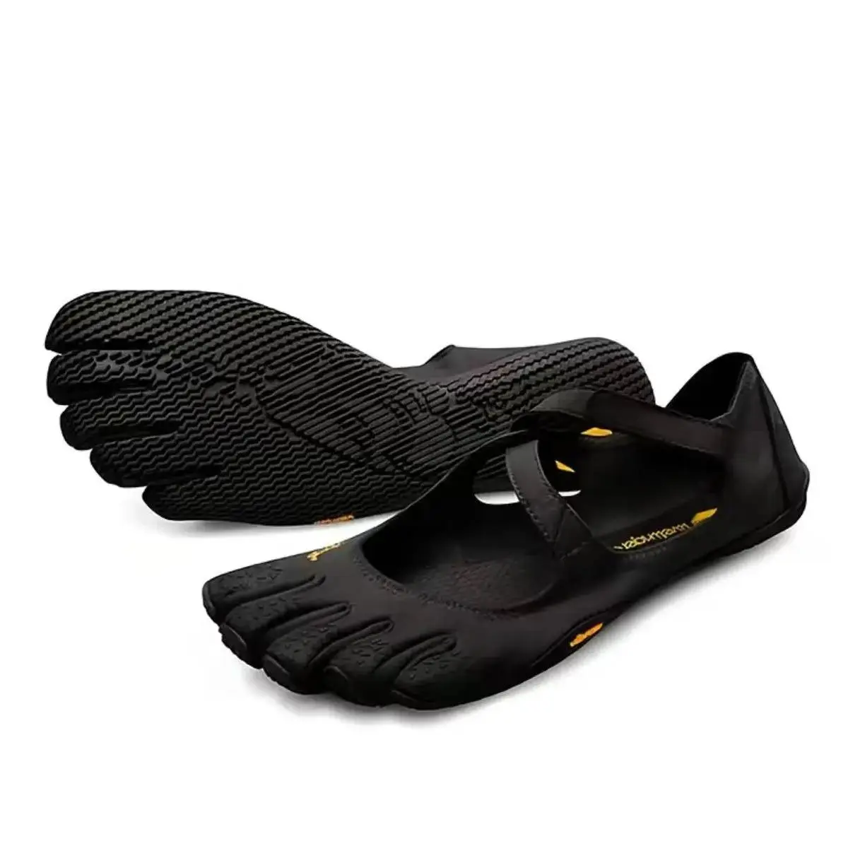 Five Finger Yoga Shoes, Soft Sole Barefoot Minimalist Shoes, Non-Slip Breathable Split Toe Training Sneakers, Indoor Outdoor Lightweight Fitness Dance Shoes, Anti-Slip Grip Pilates Barefoot Footwear for  Indoor Sports