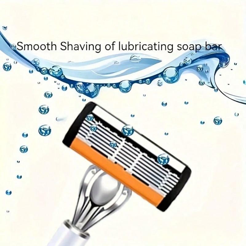 This classic men's razor features 72 ultra-sharp and durable blades, and its advanced design ensures a safe and smooth shaving experience.  It comes with two non-slip handles, making it an ideal gift for holidays and Valentine's Day.