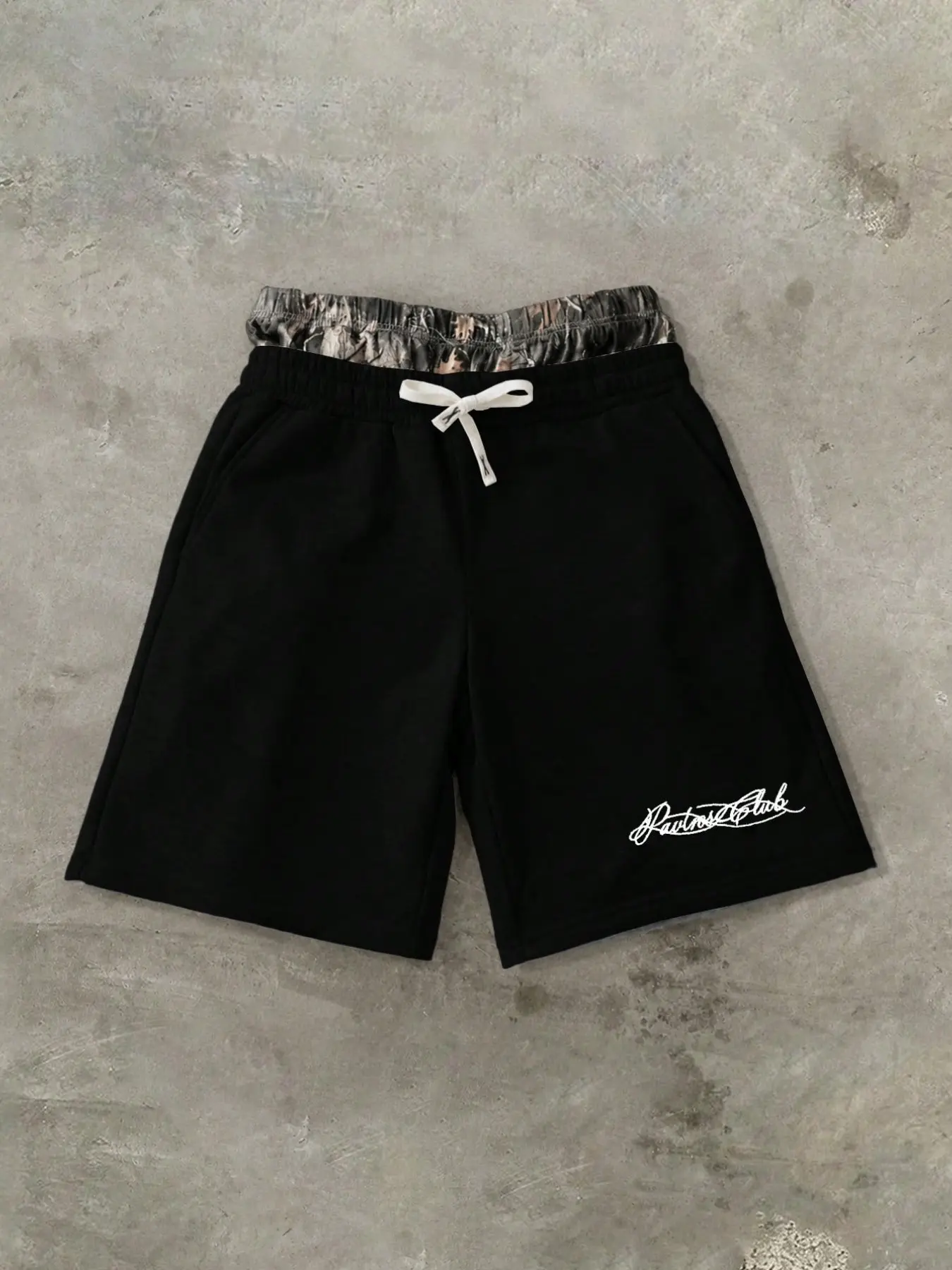 High Street Basic English Print Knit Sport Shorts for Boys, Comfortable and Stylish Athletic Wear, Perfect for Daily Activities