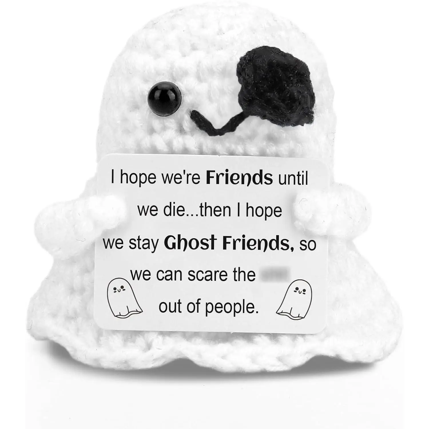 Crochet Gifts for  Birthday Gifts for Bestie  Desk Decor Friendship Decorative Dolls,Inspirational Positive Funny Support  Doll for Bestie, , Coworkers, Sister