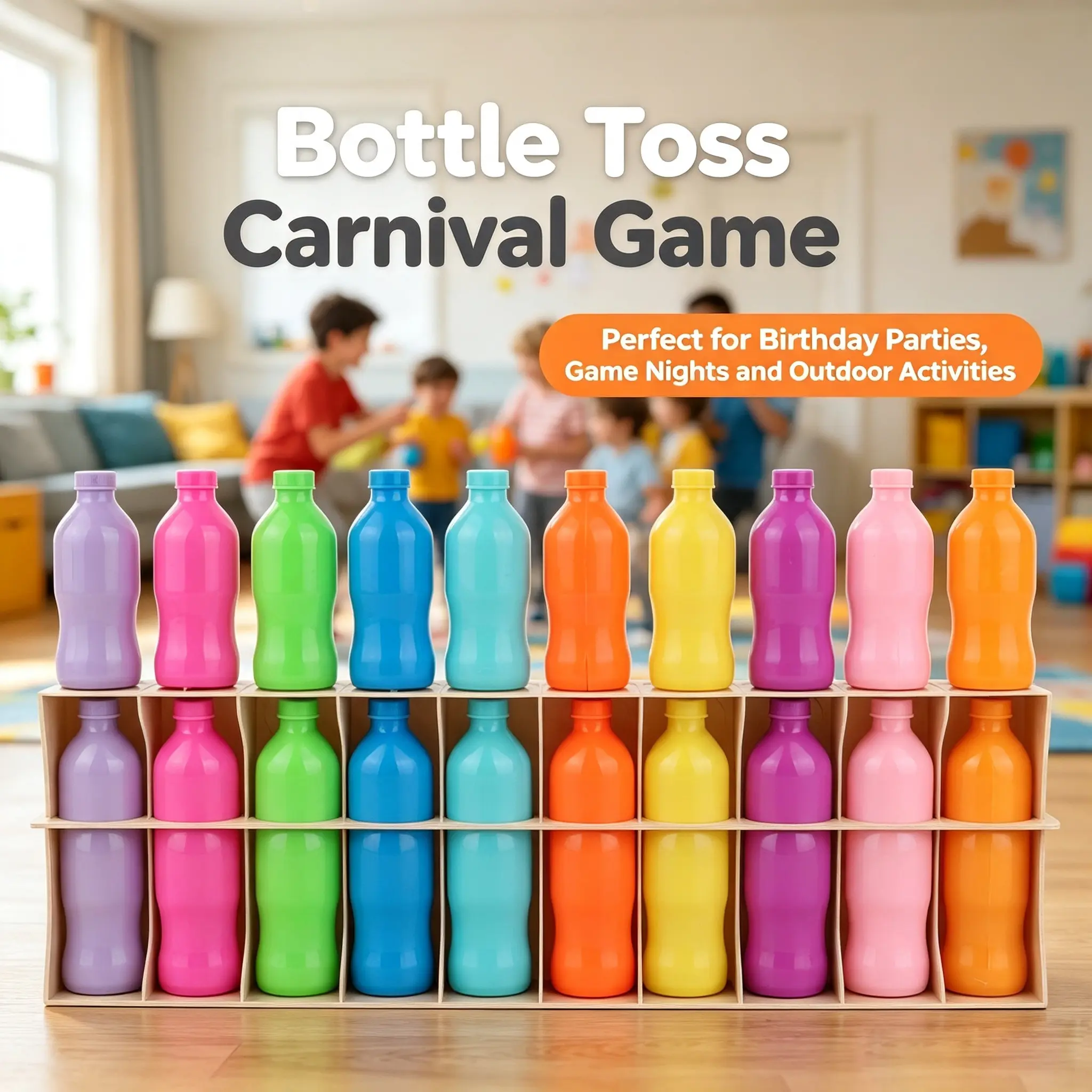 Color Memory Bottle Match Game Fun Guess The Bottle Party Game, Beverage Bottle Matching Puzzle Game for Family Birthday Carnival Indoor Outdoor Party Supplies