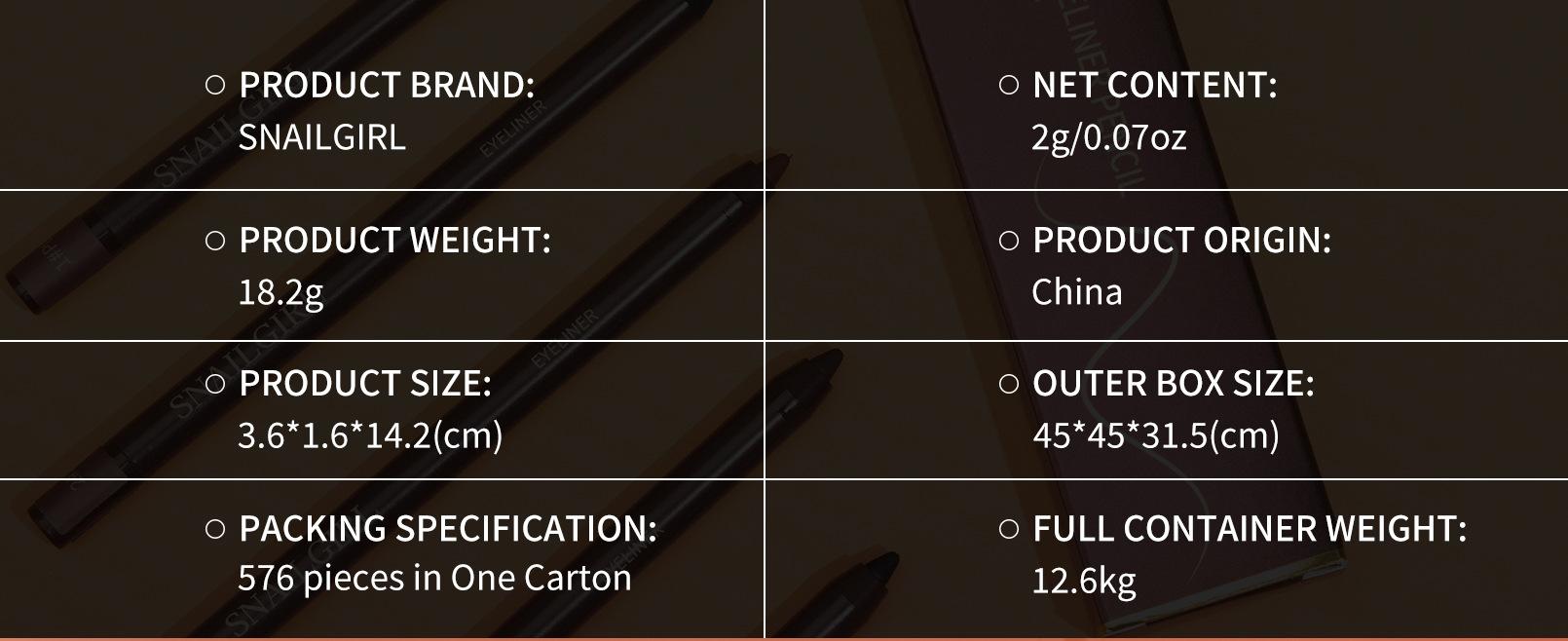 24-hour waterproof eyeliner, retractable eyeliner, smooth eyeliner gel pen