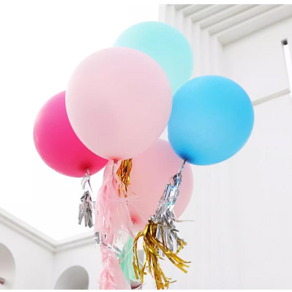 Colorful Latex Balloons, 5 inch, 10 inch, 18 inch, 30 count, 100 count, 200 count (Assorted Mixed Colors, 18-inch balloon 30 count)