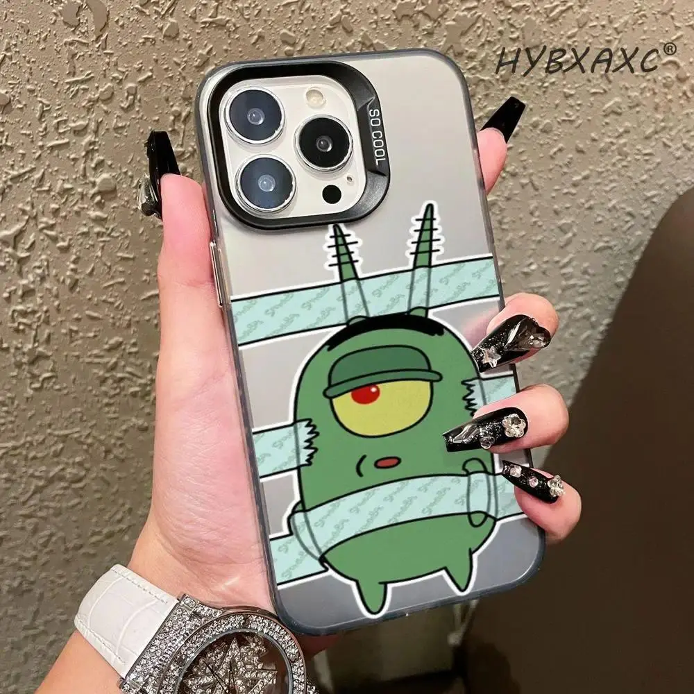Cute Plankton Animal Smartphone Casing - HD Colorful Personalized Handheld Cellphone Accessory with Protection & Resistance, Compatible with iPhone 17 Air, 16, 15, 14, 13, 12, 11 Pro Max Plus Devices, Cover