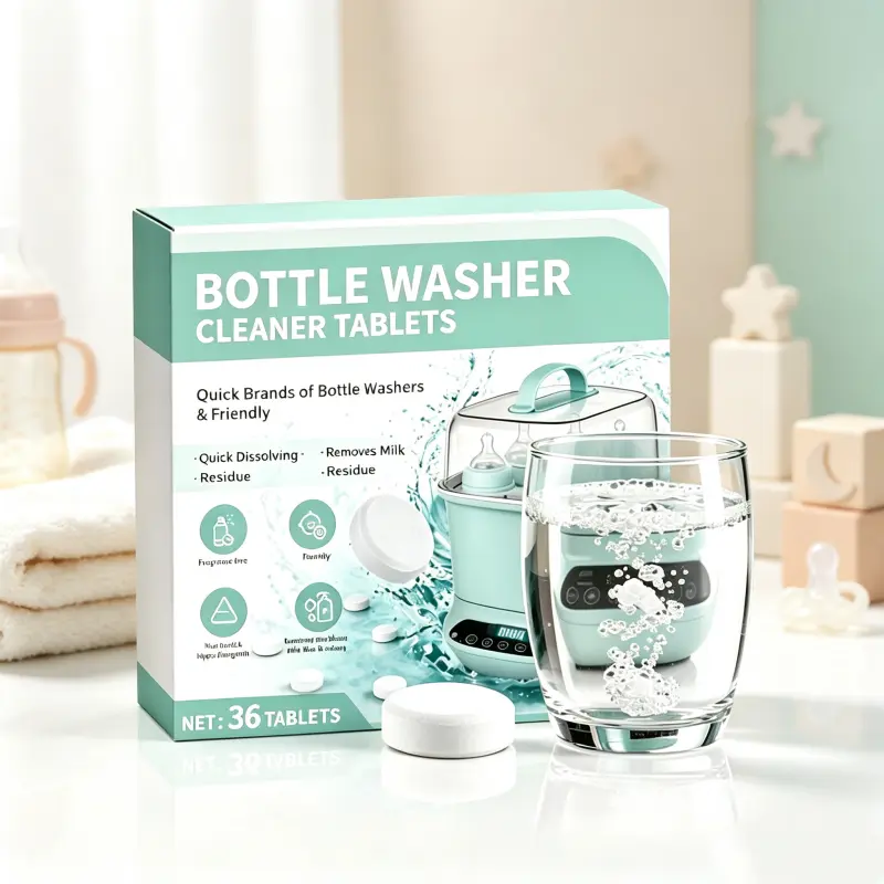 Baby Bottle Effervescent Cleaning Tablets, Helps Remove Milk Residue, Limescale, Coffee & Tea Stains, Multipurpose Cleaner for Water Cups, Baby Feeding Bottles and Mugs