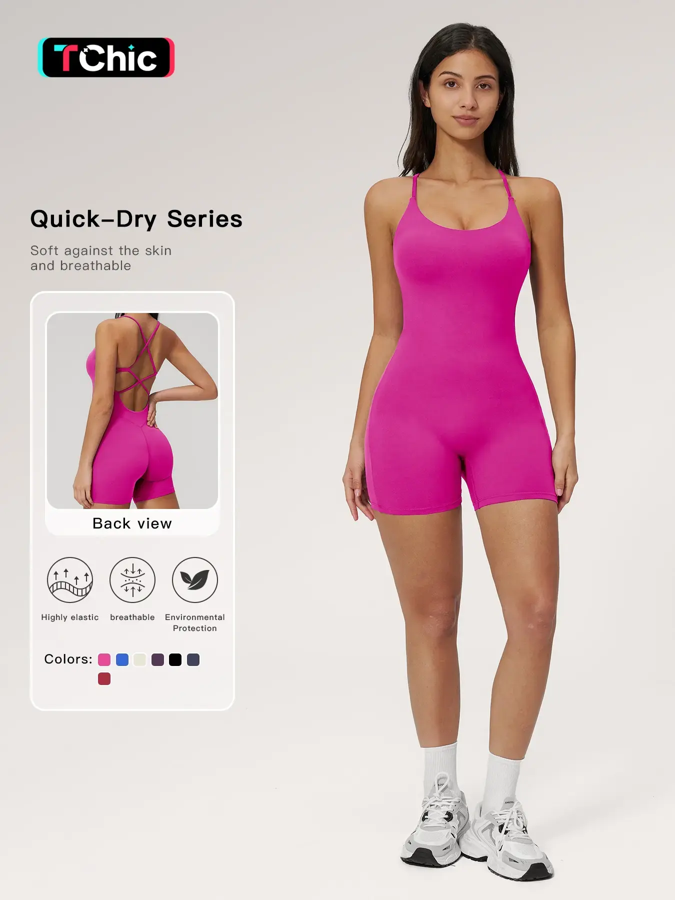 Cross-Border Backless Yoga, Fitness Dance Bodysuit, Butt Lifting, Ruched Micro Flare, Seamless Design, Ideal for Workout & Dance, Activewear Jumpsuit, Shaping Yoga Jumpsuit, Ruched Sports Jumpsuit