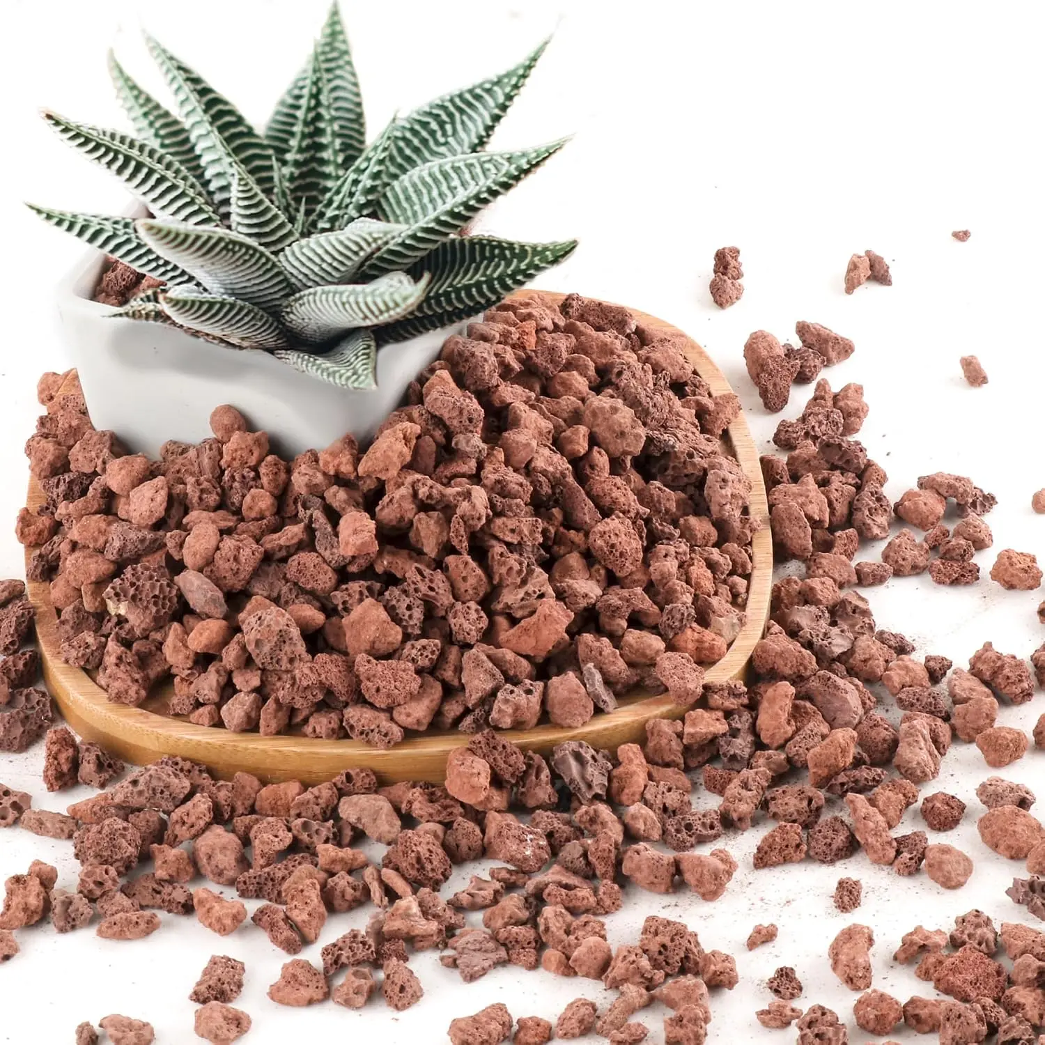 2.4LB Red Lava Rocks for , Volcanic Rock Horticultural Lava Rock Soil for Landscaping  Drainage, Small Lava Rock Gravel for , Bonsai, Vase Fillers, Terrarium , Top Dressing