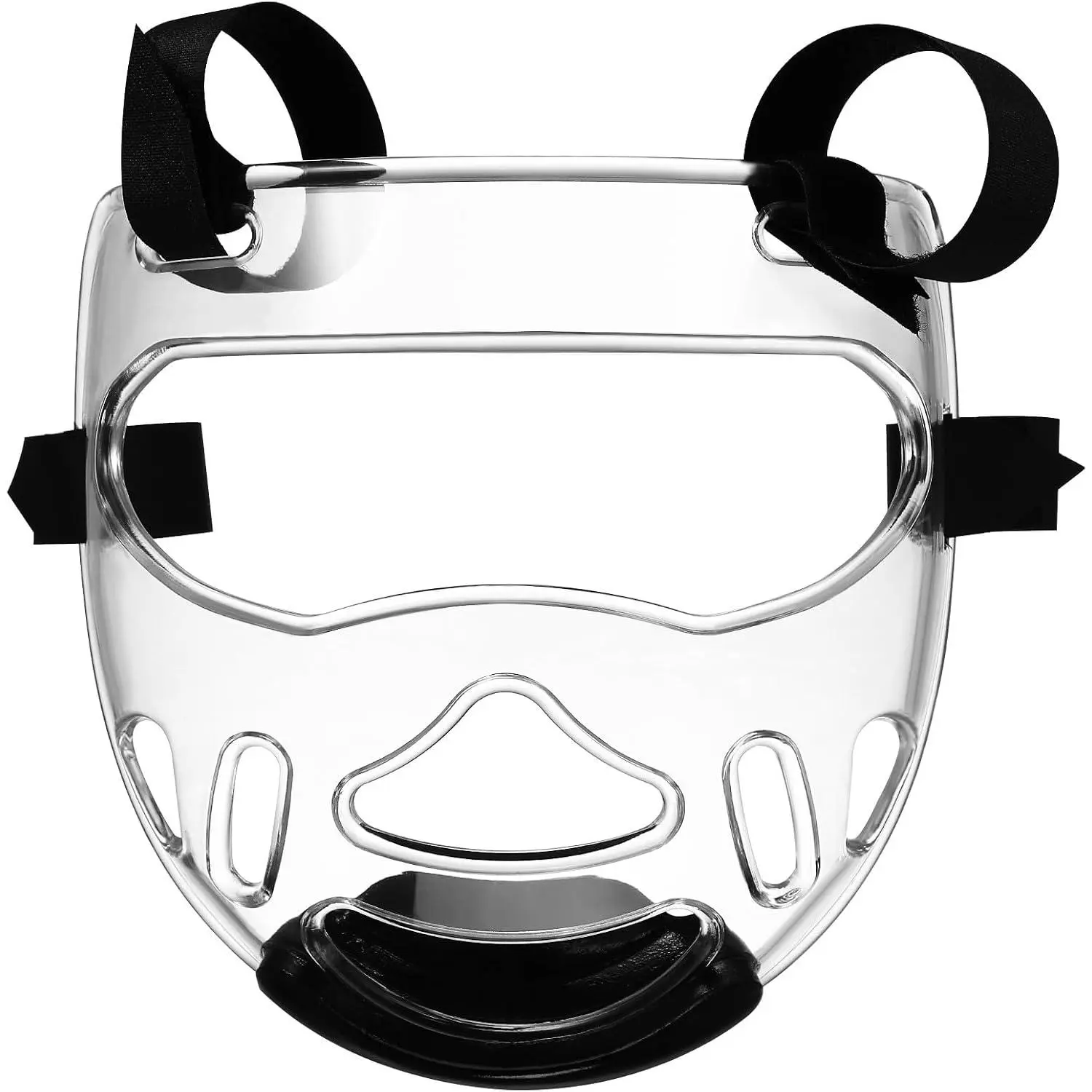 Clear Taekwondo Mask Detachable Boxing  Cover, Taekwondo Sparring Gear Kickboxing  Guard for Boxing Karate Martial Arts