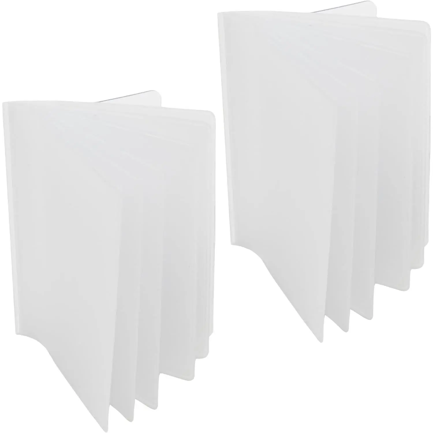 Wallets Set of 2 Clear Premium Quality Wallet Insert Trifold 6 Page