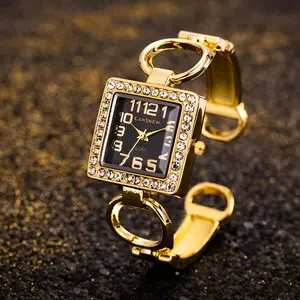 Women'S Luxury Bangle Watch, Elegant Quartz Watch, Vintage Individual Bangle Watch