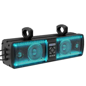 400w Aluminum Alloy Utv Speaker, Quad Subwoofer, RGB Lights, Waterproof Dustproof, Suitable for Atvs, Sand Cars, Golf Carts