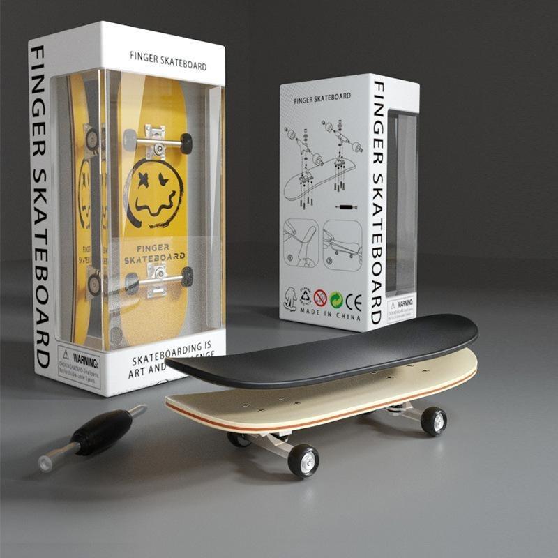 SleekHush Portable Fingerboard - "Pocket Rocket" for Daily Trick Practice, Ideal Skatepark Alternative, Start Shredding Anytime Anywhere