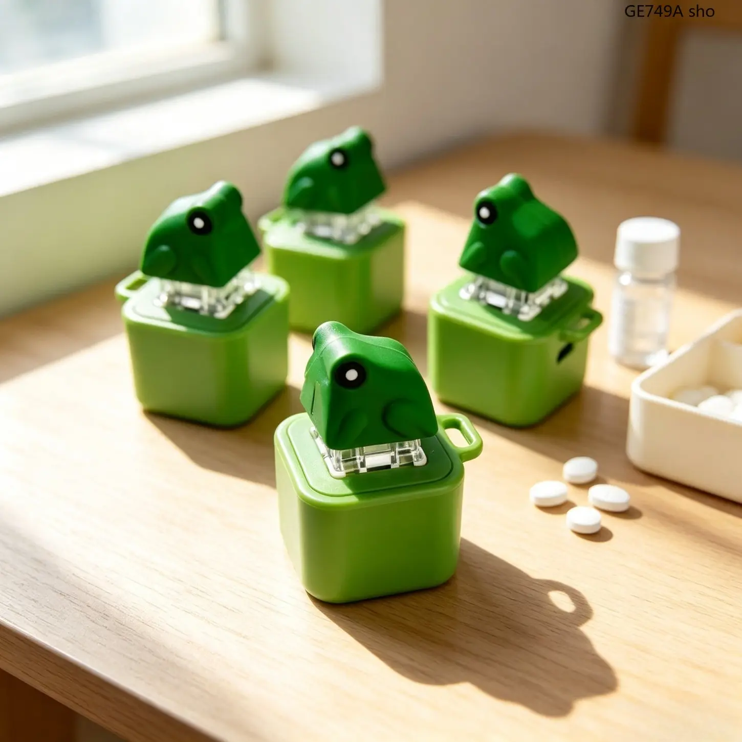 Sohochic Frog Shape Croaking Car Keychain Fidget Toy LED Glow Light Sound Anxiety Relief Aid Autumn Travel Backpack Charms Halloween Party Favors Pumpkin Skull Rings Bag Purse Stuffers Gifts