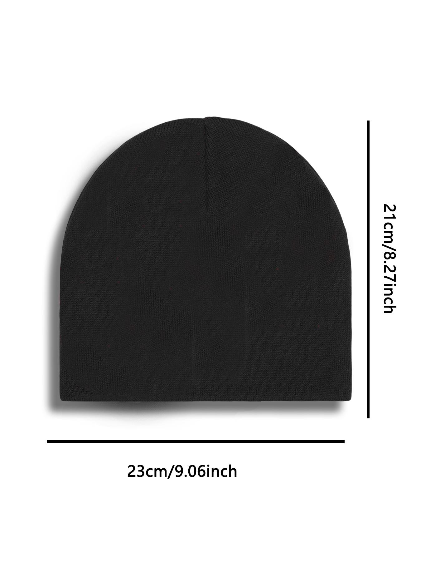 Y2k Harajuku Multi Element Pattern Men's and Women's Winter Warm Rock Hip Hop Fashion Knitted Hat
