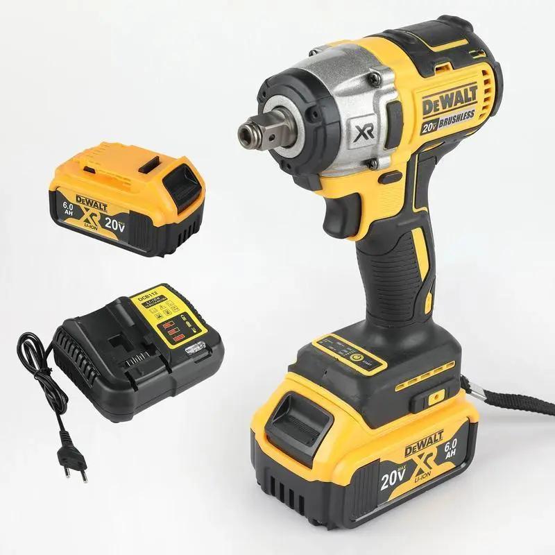 Dewalt DCF880 3300RPM Brushless Impact Wrench High Torque Cordless Electric Wrench for Tire Repair 20V Rechargeable Power Tool with Brushless Motor
