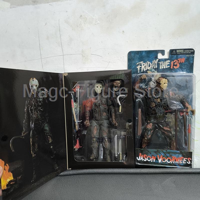 NECA Firday The 13th Jason Voorhees Action Figure Part VII A New Blood Jason Voorhees Halloween Collection Model Toy Gift