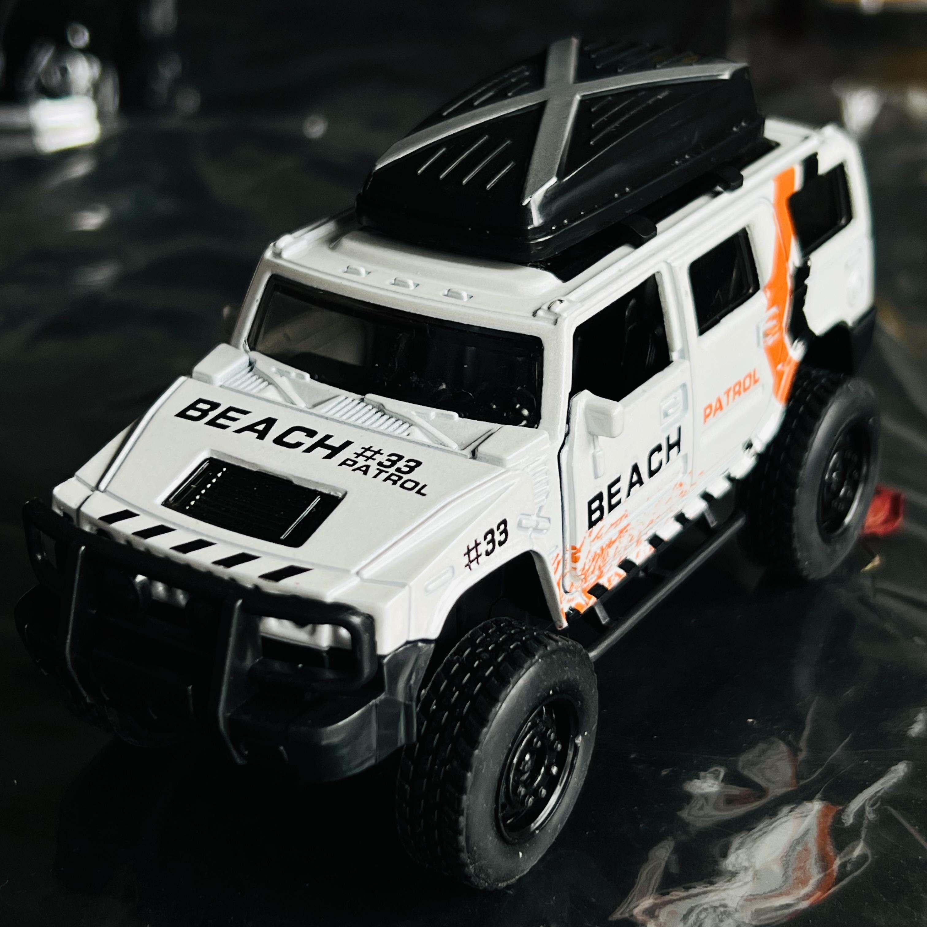 Super handsome gift off-road vehicle alloy car model children's toy door opening car model gift ornament