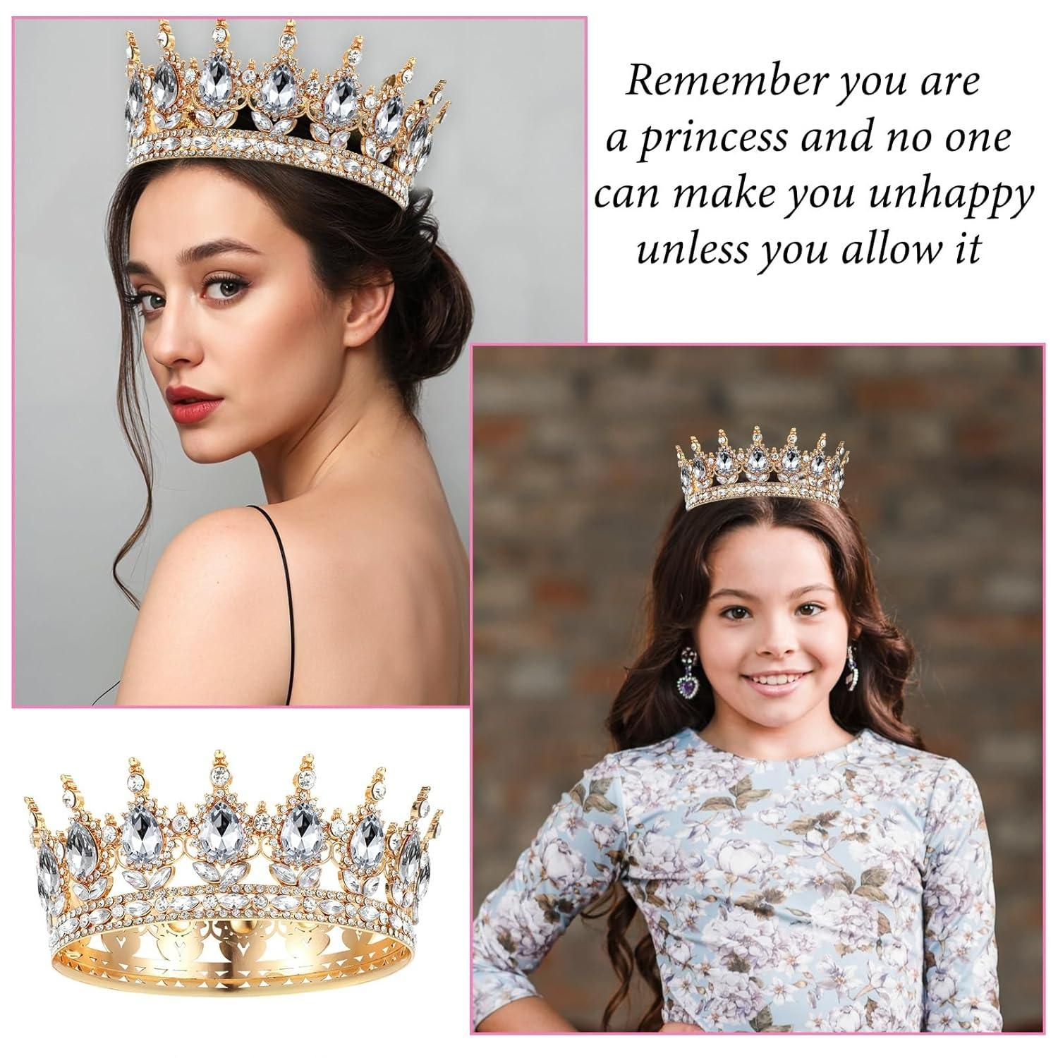 Exquisite Crystal Bridal Crown Headpiece Elegant Luxury Design For Weddings Birthdays And Formal Events Versatile Decor For Women And Cake Ornaments