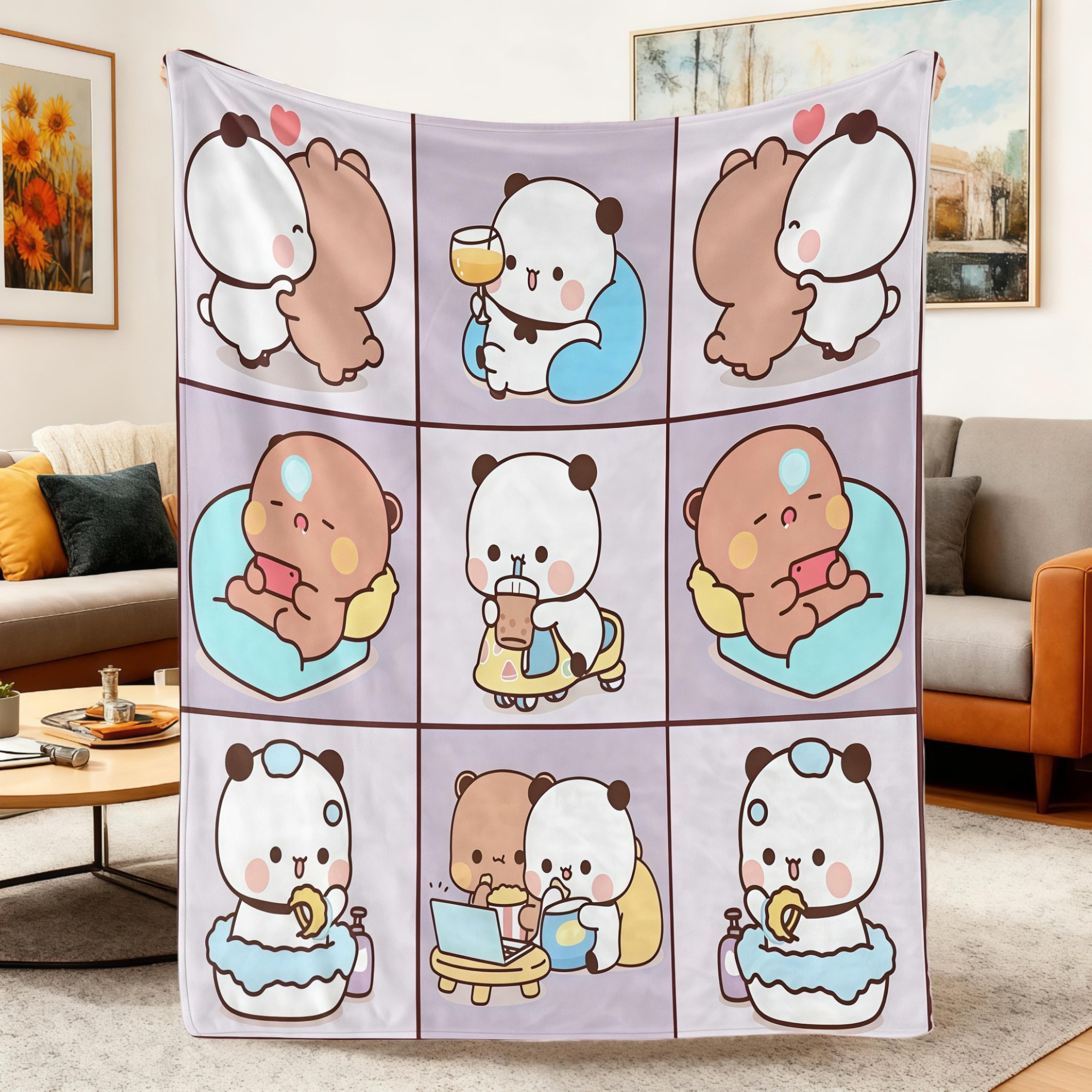 Cute Cartoon Bubu And Dudu Blanket,Funny Kawaii Couple Flannel Throw Blanket,Soft Warm Lightweight Blanket for Couch Sofa Bed,Cozy Gift for Kids & Couples summerwins Cute Cartoon Bubu And Dudu Blanket,Funny Kawaii Couple Flannel Throw Blanket,Soft Warm Lightweight Blanket for Couch Sofa Bed,Cozy Gift for Kids & Couples summerwins