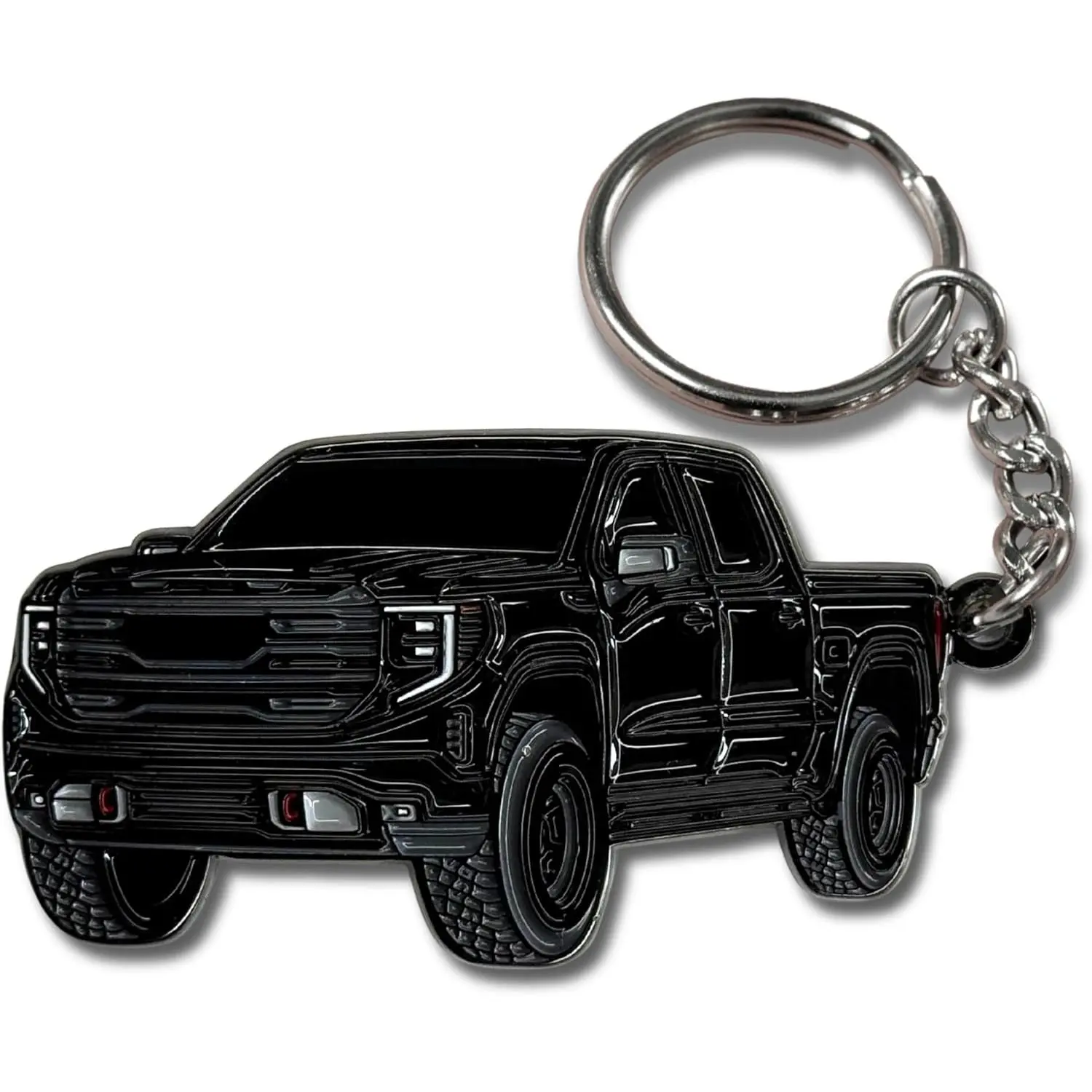 Sierra Keychain compatible with GMC Sierra 1500 Accessories AT4 Denali 2025 2024 2023 Fob Key Chain Truck