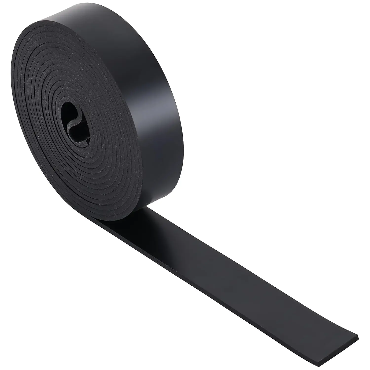 Black Neoprene Rubber Sheet, 1x10x1/8" Thick Solid Rubber - for DIY Gasket, Weather Stripping, Craft Projects (Home Improvement Building Supplies)