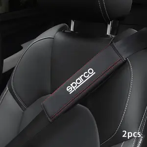 For Sparco 2pcs Car Seatbelt Protectors, Combining Functionality and Style, Durable Design for Enhanced Safety, Ideal for Daily Use