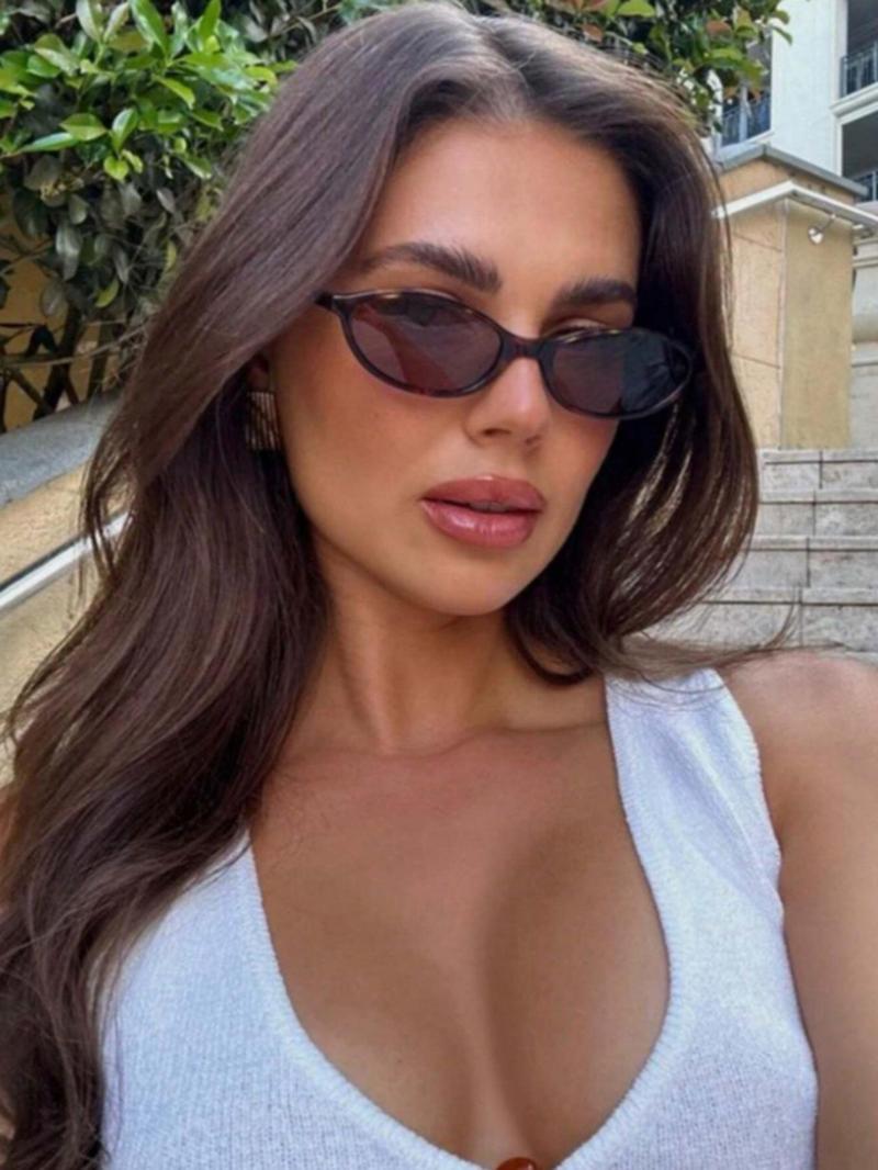 Women's Leopard Pattern Sunglasses, Trendy Casual Oval Frame for Everyday Use, Fashion Accessories for Outdoor Activities, Classic Oval Sunglasses