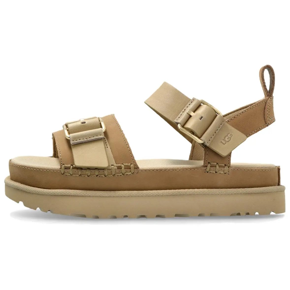 UGG Goldenstar Villa Leather Fashionable One Strap Sandals 1167392-MDSD