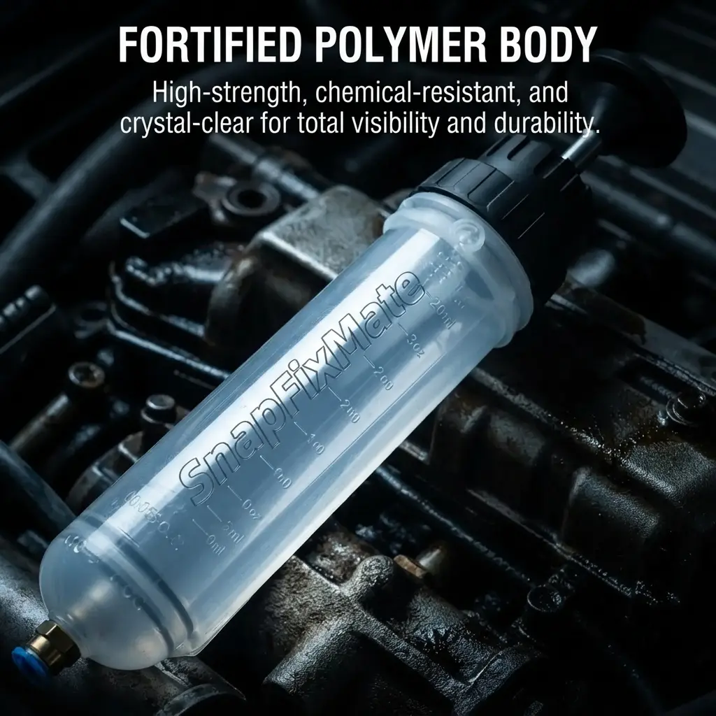 200CC Fluid & Oil Extractor Syringe Pump, Vacuum Siphon Oil Suction Pump with Two 9.2" Extension Tubes, Automotive Oil Change Tool for Gasoline#AutoTools#TikTokShopBlackFriday