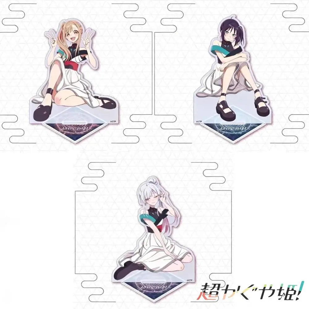 Anime Cosmic Princess Kaguya Iroha Sakayori Yachiyo Tsukimi Cosplay Acrylic Stand Desk Decoration Standing Plate Collection Prop