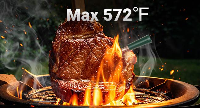 Wireless Bluetooth Meat Thermometer, Smart App & Standalone Base with Control, 2 Ultra-Thin Probe, Remote Connection Range, Digital Food Thermometer for Cooking, Grilling, Smoking, BBQ Kitchen Utensils