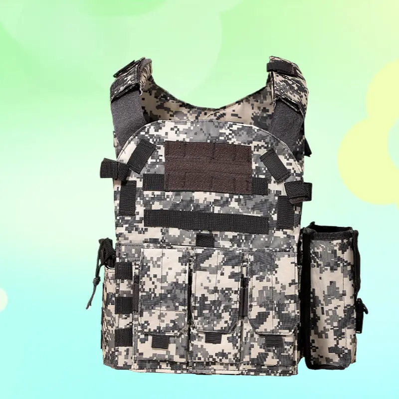 Lightweight Multifunctional Kids Seal Tactical Vest Special Forces Combat Camouflage Vest For Children Outdoor Game