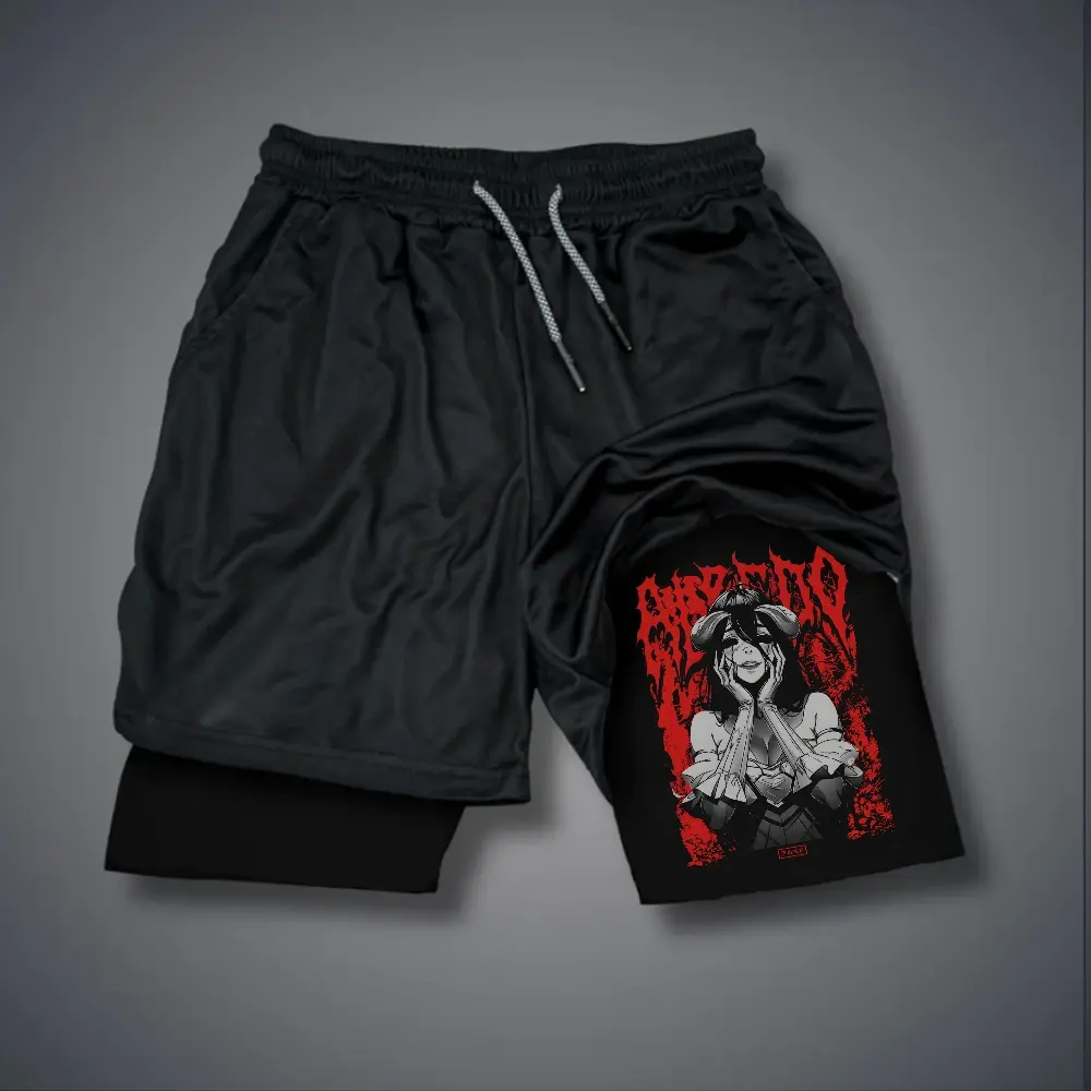 [Vtg90s] Double-Layer Sports Shorts Graphic Shorts Black Shorts Camo Shorts Streetwear Shorts Men Outfits Men Short Shorts Vacation Outfits Shorts