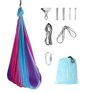 Sensory Swing with 360° Swivel, Dual Layer Therapy Swing for Calming Hug Effect, Indoor Outdoor Use, 300 lb Capacity