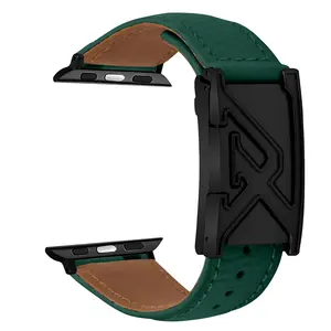Magnetic Leather Watch Band for Women, Smartwatch Buckle, Premium Designer Style, Adjustable Length, Mother's Day Gift, Smart Watch Straps