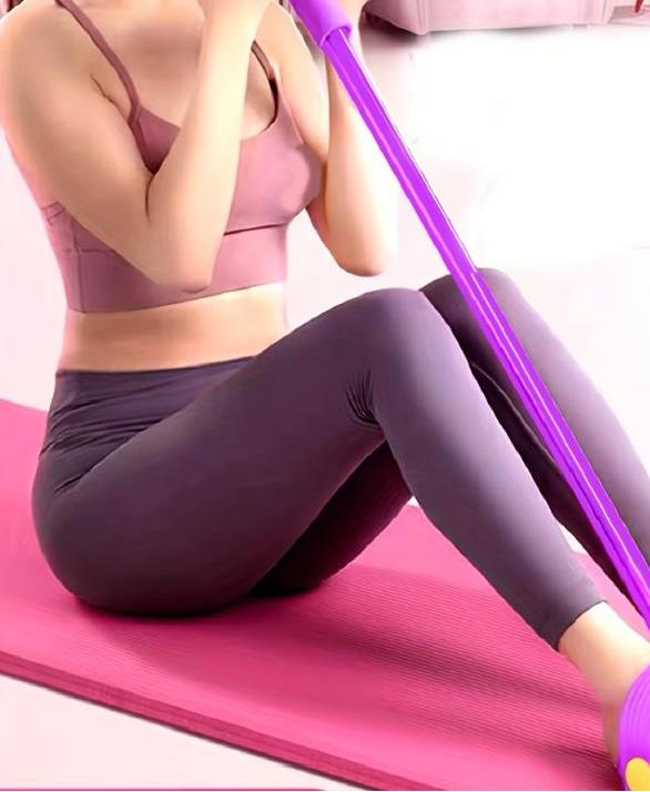 1pc Silicone Resistance Band for Home Fitness - Non-Slip, Medium Tension, Multi-Use Exercise Loop for Full Body Workout, Ideal for Valentine's Day, Women's Day, Mother's Day, Christmas, New Year, Upper Body Exercises|Ergonomic Grip Design|N gym  roller  P